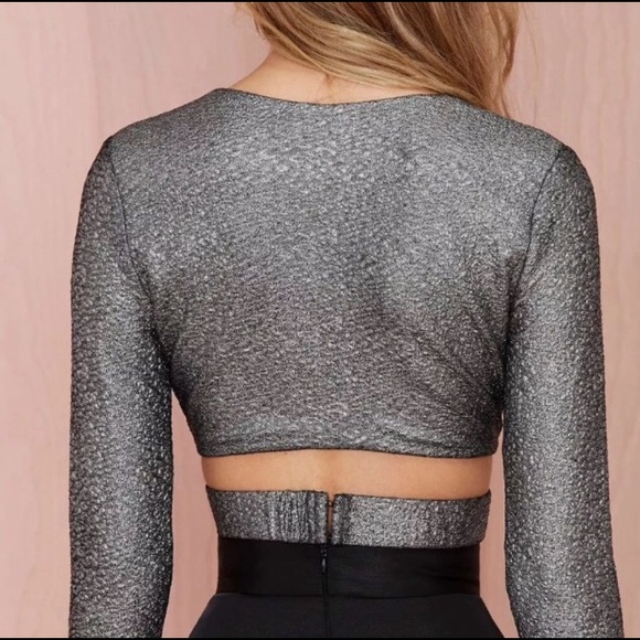 Nasty gal Lush boutique crop top - Picture 2 of 12